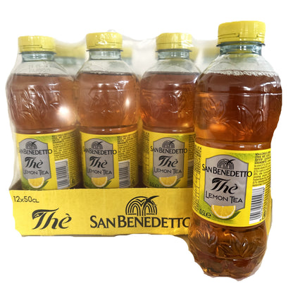 12 San Benedetto Lemon Iced Tea 0.5 L with deposit