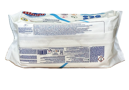 Bingo Feuchtetücher 96 Blatt Weisse Seife Blau