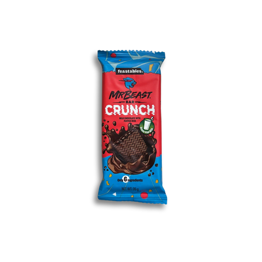 MRBEAST BAR CRUNCH, Milk Choclate With Pufeed