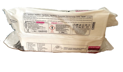 Sleepy Easy Clean Wet Wipes 100 Sheets Lily Bouquet Pink