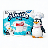 6 Rollen familia Plus 3 lagig Küchenrollen Tücher 3 lagig